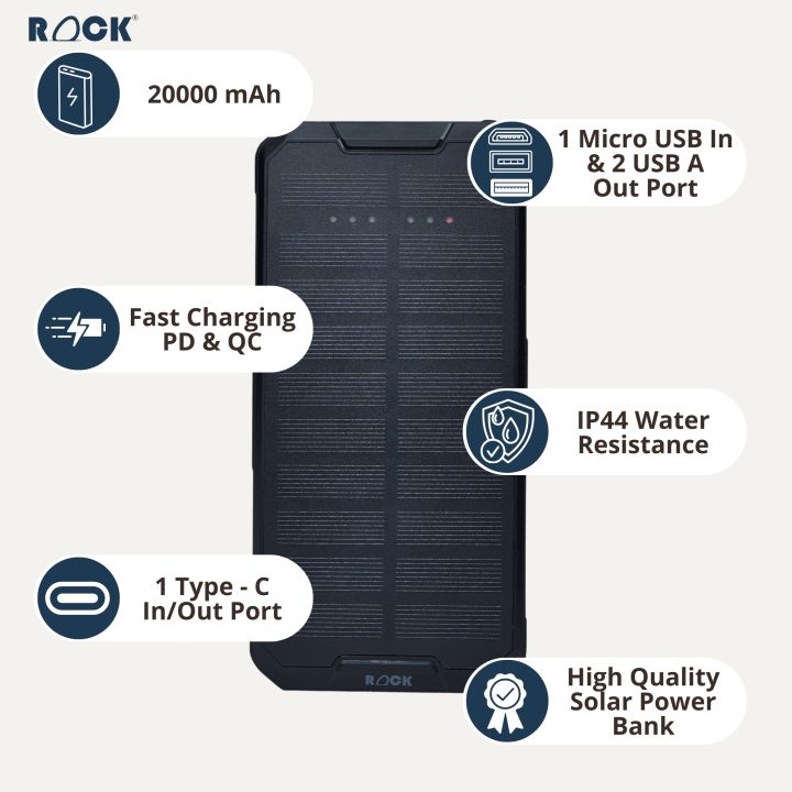 Rock%2020000mAh%20Powerbank%20ll%20Solar%20Powerbank%20ll%20Fast%20Charging%20PD%20and%20QC%20ll%20Torch%20Light%20ll%20Outdoor%20Rugged%20ll%20Travel%20Powerbank%20-%20Image%202