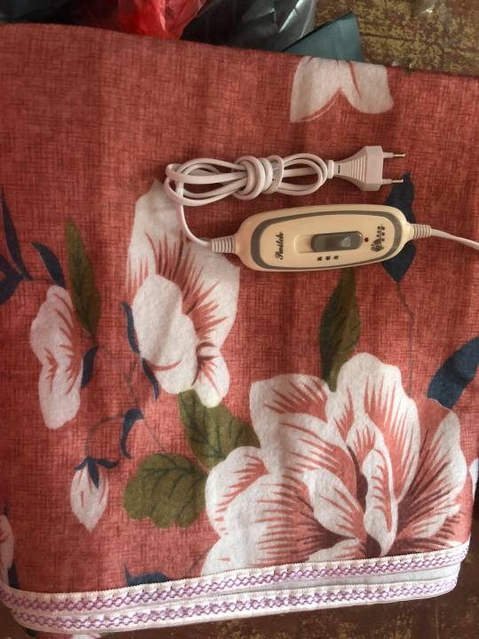 Electric Double Bed Heated Blanket -Assorted Colors