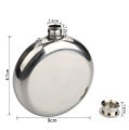 Lamgool Russian Wine Bottle Liquor Pot Round Whiskey Flask Stainless Steel Alcohol Hip Flasks Drinkware Accessories. 