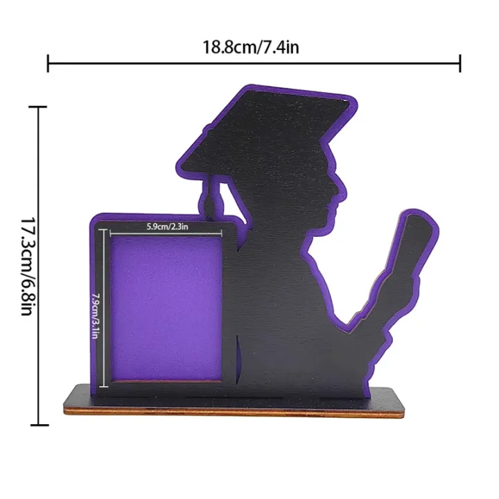 Boys%20Photo%20Holder%20Wooden%20Table%20Graduation%20Picture%20Frame%20Home%20Desktop%20Ornaments%20Fits%20Vertical%20Portrait,E%20-%20Image%204