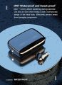 M19 TWS Earbuds Wireless Bluetooth 5.3 Earbuds With Led Display With Flashlight Bluetooth Earbuds with Mobile Stand. 