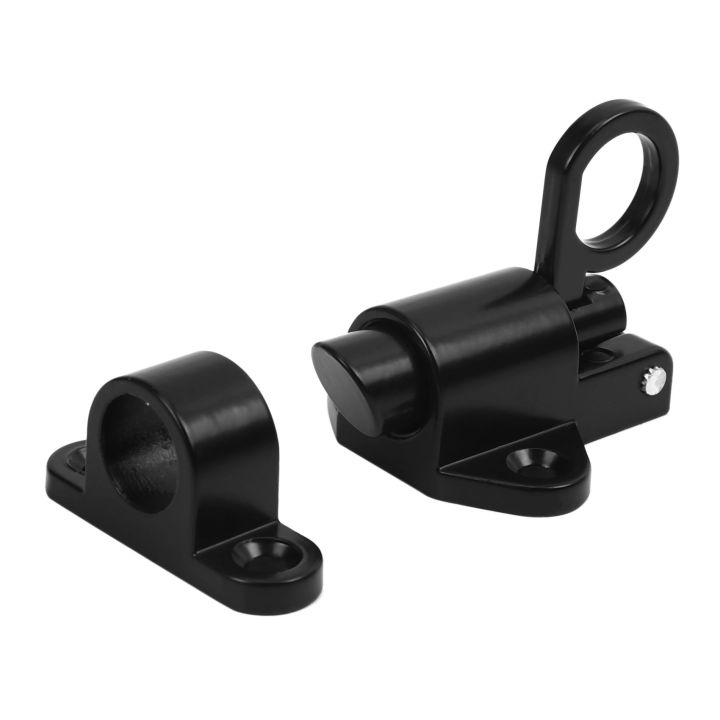 FORIDE%203X%20Aluminum%20Alloy%20Security%20Automatic%20Window%20Gate%20Lock%20Spring%20Bounce%20Door%20Bolt%20Latch,%20Black%20-%20Image%204