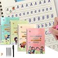 Reusable Magic Practice Book For Kids- 4Pcs. 