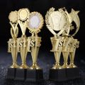 Creative Gold Award Cup Plastic First Place Prize Prize Cup Reward Ceremony Large Winner Cups For Team Sport Competition. 