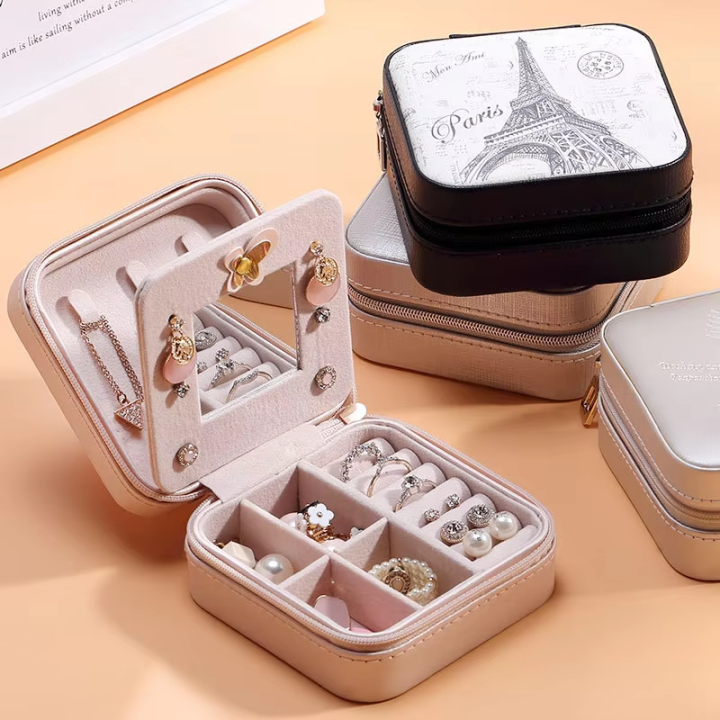 Anx Pu Leather Mini Jewellery Box