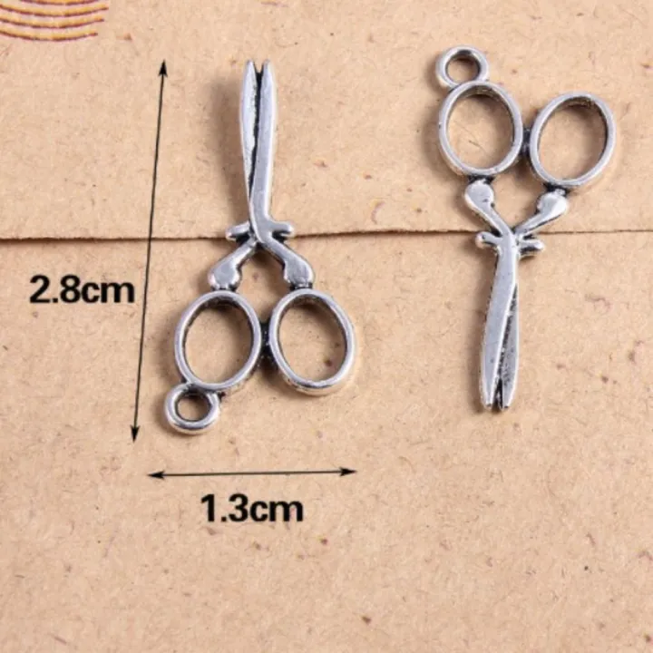 60pcs%20Durable%20Alloy%20Hairdresser%20Charms%20Sliver%20Mixed%20Styles%20Scissor%20Comb%20Mirror%20Pendants%20Barber%20Shop%20Tool%20Jewelry%20Findings%20for%20DIY%20Crafts%20-%20Image%206