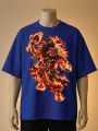 wild Lakhey Brown, Blue, Red Color Printed T-Shirt. 