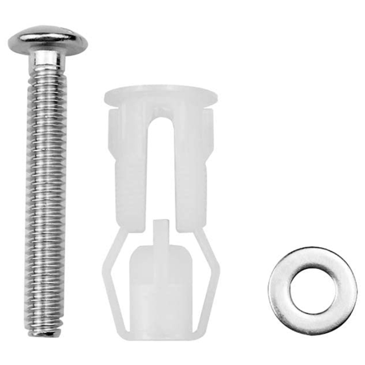 EITGZWAS%204X%20Toilet%20Seat%20Screws%20and%20Toilet%20Lid%20Screws%20Stainless%20Steel%20Top%20Fixing%20Hinges%20Screws,%20for%20Toilet%20Seat%20Replacement%20Parts%20-%20Image%202