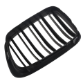 FORIDE 2X Glossy Black Front Hood Kidney Grille Grill Dual Line for E39 5-Series 525 528 1995-2004 51137005837 51137005838. 