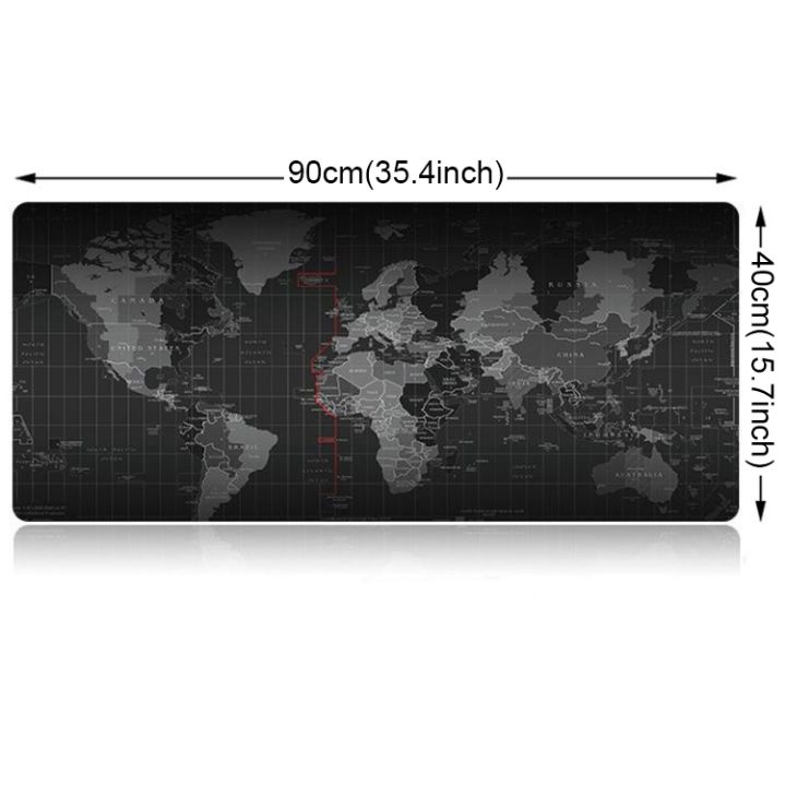 Extended%20Large%20Anti-Slip%20World%20Map%20Pattern%20Soft%20Rubber%20Smooth%20Cloth%20Surface%20Game%20Mouse%20Pad%20Keyboard%20Mat,%20Size:%2090%20x%2040cm%20-%20Image%203