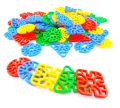 Geometry Snowflakes Interlocking Building Blocks Set, Educational Construction Toy for Creative Learning & Cognitive Development. 