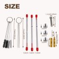 21Pcs Airbrush Nozzle Cap Kit Airbrush Needle Replacement Parts Airbrush Needles Airbrush Cleaning Kit Replacement Part. 