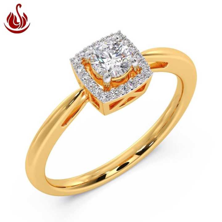 Sazuna Jewellers Epoch Solitaire Diamond Ring Women - 1 Pcs 14 Karat