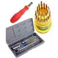 40 in 1 Pcs Wrench Tool Kit & Screwdriver & Socket Set Combo. 