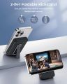 BENKS Magnetic Power Bank 6000mAh Foldable Kickstand Wireless Portable Charger 15W Wireless Charging. 