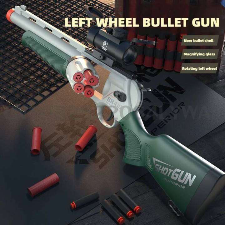 Shell Throwing Airsoft Rifle Guns for Boy Foam Blaster Enhanced Revoer ...
