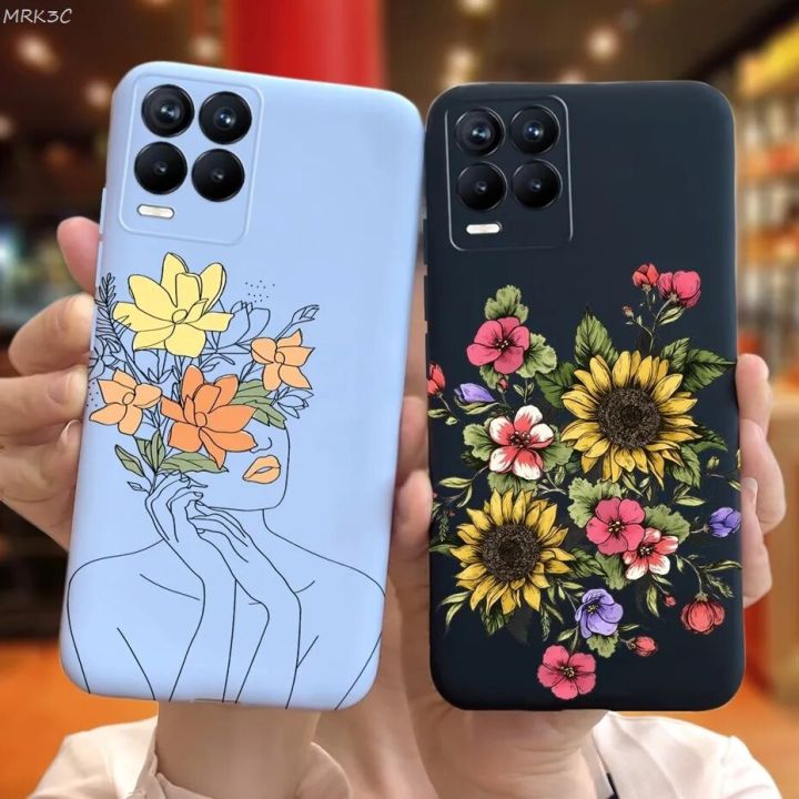 ZXLZKQ Cover + Vetro Temperato Per Realme 8 (RMX3085), Custodia In Silicone Morbido Trasparente, Antiurto - 3