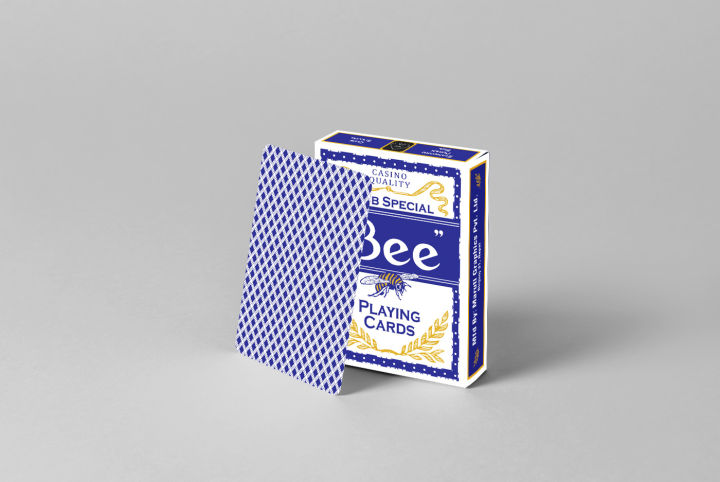 US Playing Card Bee Premium Playing Cards, Matte Finish, Patented Coating, 12 De