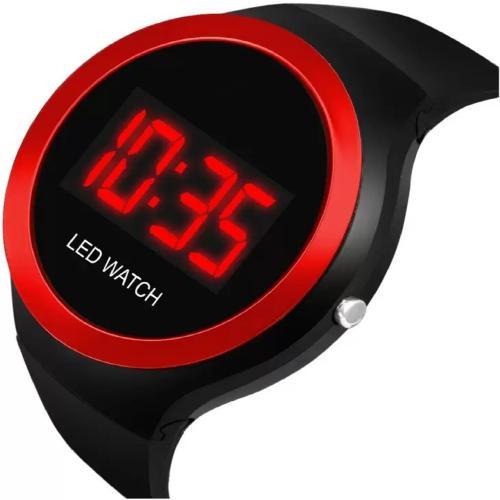 Round Red Apple Shape Dial Latest Digital Watch For Kids Daraz