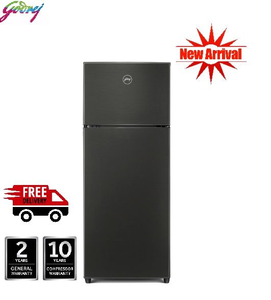 Godrej 294 Liters Frost Free Double Door Refrigerator (RT EONVALOR 310C 35 RCI FS ST, Fossil Steel)
