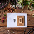 RHS Online 1PCS Flower Box Series Wooden Stamp Self Inking Seal Diary Journaling Decoration DIY Handmade Crafts Scrapbooking. 