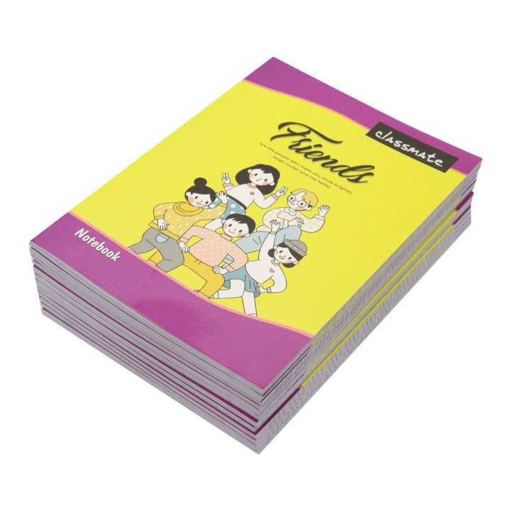 Classmate Friends Math Notebook Copy, Set Of 12