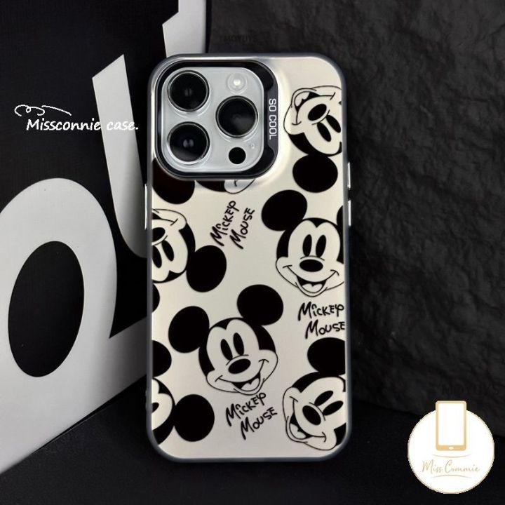 Trendy%20Brand%20Cartoon%20Disney%20Phone%20Case%20Compatible%20for%20IPhone%2015%2013%2011%2014%2012%20Pro%20Max%2014%208%207%2015%20Plus%207Plus%20X%20XR%20XS%20Max%20SE%202020%20Cute%20Mickey%20Mouse%20Luxury%20Plating%20Metal%20Lens%20Cover%20-%20Image%202