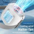 10000mAh Portable Waist Fan Plate Personal Fan, Hands-Free Wearable Mini Neck Body for Outdoor Construction Farm Work. 