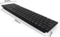 BT10 Bluetooth Keyboard With Touchpad Type,  3.0 Wireless Keyboard USB Rechargeable, Wireless Mouse, Silent, Lightweight, Thin, Compatible With Windows, Mac OS, Android, IOS, PC, Smartphone, SYWS0049-B. 