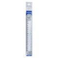 DOMS M Tech 20cm Transparent Broad Scale | Pack Of 10. 