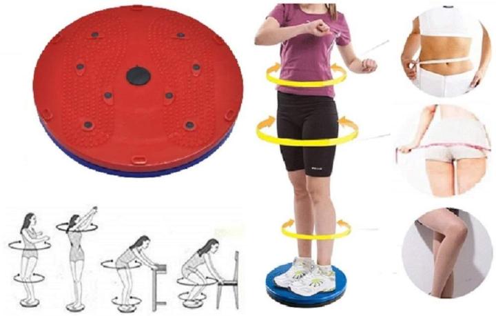 Tummy Twister & Trimmer/Slimmer Dynamic Acupressure Disc 5 in 1 Twister,Power Mat,Magnetic Therapy,Body Weight Reducer,Figure Tone-Up & Acupressure Pyramids for Men/Women