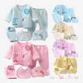 5 pcs Multicolor Cotton Baby Clothing Set. 