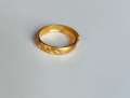 Adjustable Size 2 Gram 24K Gold Plated Plane Berwa Ring For Unisex (Looks Like Original Gold Others cannot distinguish that it is fake - बिहे पार्टी आदी कार्यक्रम मा निर्धक्क लगाउनुहोस अरुले नक्कली हो भनेर छुट्याउन सक्दैन ). 