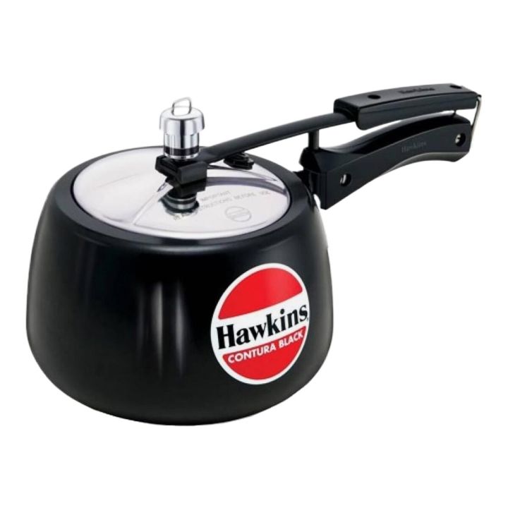 Hawkins Black Contura Pressure Cooker (Cb30)- 3 Litre