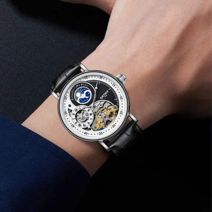 Kinyued%20brand%20fashionable%20luxury%20dual%20time%20zone%20moon%20phase%20leather%20waterproof%20automatic%20mechanical%20men's%20watch%20-%20Image%207