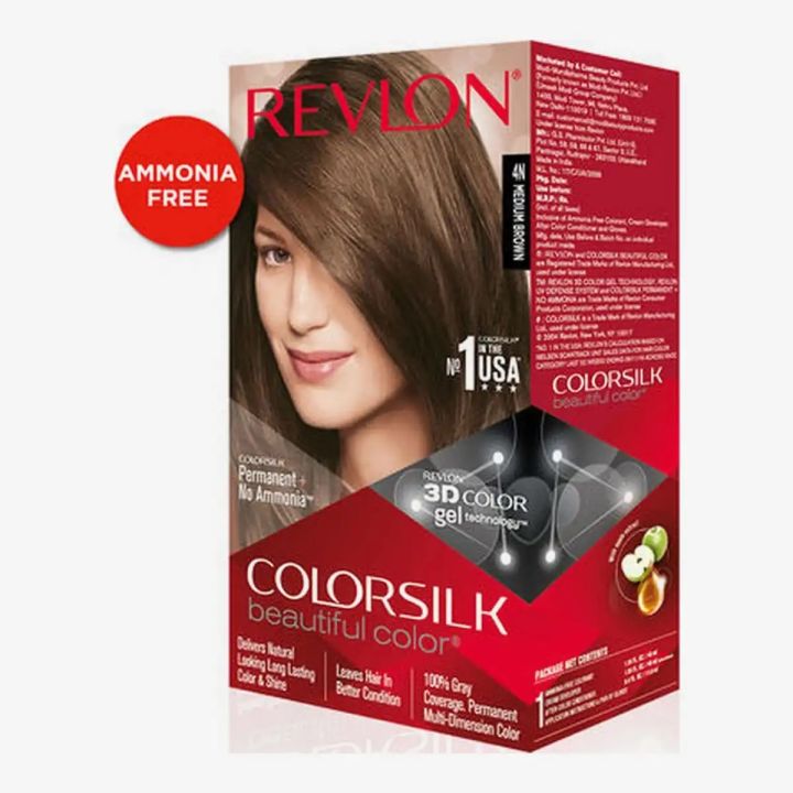 Revl0n Color Hair Color 4N Medium Brown (40ml+40ml+11.8ml)