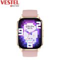 Vestel Hiking HK21 Smartwatch with 2.01" AMOLED Display, BT Calling, NFC, IP67 Waterproof, 100+ Sports Modes. 