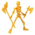 Fun Three-Dimensional Skeleton Action Figure Multi-Articulable Wearable Skull Model Can Movable Multicolor Skeleton Assembly Toys Desktop Decorations. 