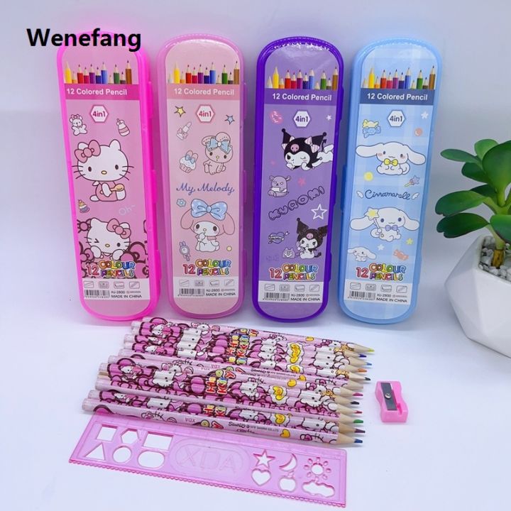 Wenefang%20Sanrio%20Cinnamoroll%20Colored%20Pencils%20Set%20Anime%20Cartoon%20Kuromi%20Hello%202025%20Kitty%20Patterns%20Natural%20Wood%20Colored%20Pencils%20Drawing%20Pencils%20-%20Image%203