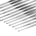 Handicraft Stainless Steel Crochet Hooks Small Size Long Crochet Needles Yarn Weave Tool Carpet. 