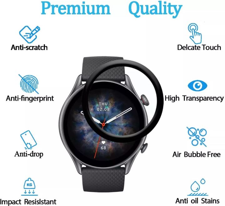 Amazfit%20GTR%202E%20-%20Clear%20Flexible%20Scratch%20Proof%20Screen%20Protector%20with%20Edge%20to%20Edge%20coverage%20%7C%20Rounded%20Edges%20-%20Image%203