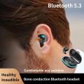 X55 earphone wireless earphone headphones noise reduction sport game sleep Bluetooth 5.0 earbuds HiFi stereo music headset. 