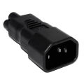 PDU UPS C14 to C5, IEC320 C13/C14 to C5/C6 Kettle Lead to PC Laptop Power Supply Cable Adapter. 
