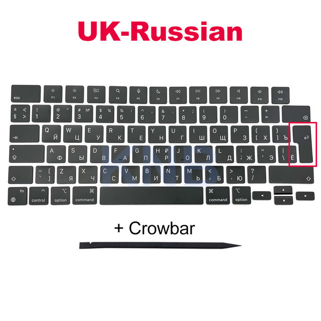 【Quality certification】New Replacement Russian Keycaps Keys Key Cap For ...