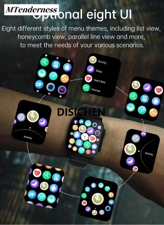 DISICHEN%20MTenderness%20Watch%20Smart%209UltraIWOWatchApple%20Waterproof%20Screen%20Series%20Men's%20Profesional%20Watch%20Ultra%20Wholesale%20T800%20Smart%2049mm%208AMOLEDNFC%20Compass%20Fit%20Bargain%20price%20-%20Image%206