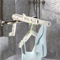 Foldable Drying Rack 5 Holes Travel Portable Clothes Hanging Hotel Indoor Drying Rack Hanging Clothes Hook Hanging Hole Rack. 