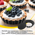 32PCS 3 Inch Mini Tart Pans Egg Tart Mold with Removable Bottom Round Quiche Pan Mini Pie Pans Bakeware Mold. 