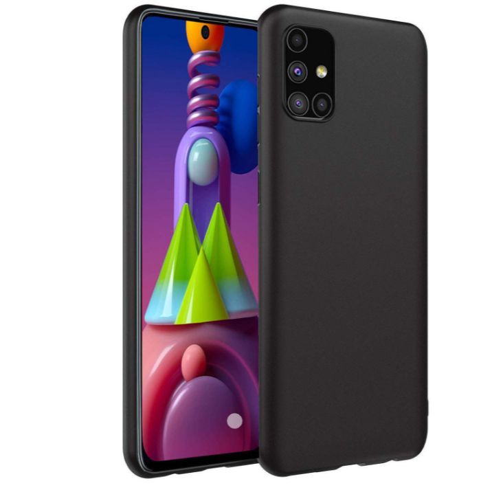 Purple Samsung M51 Silicone Cover Samsung M51 Original Silicone