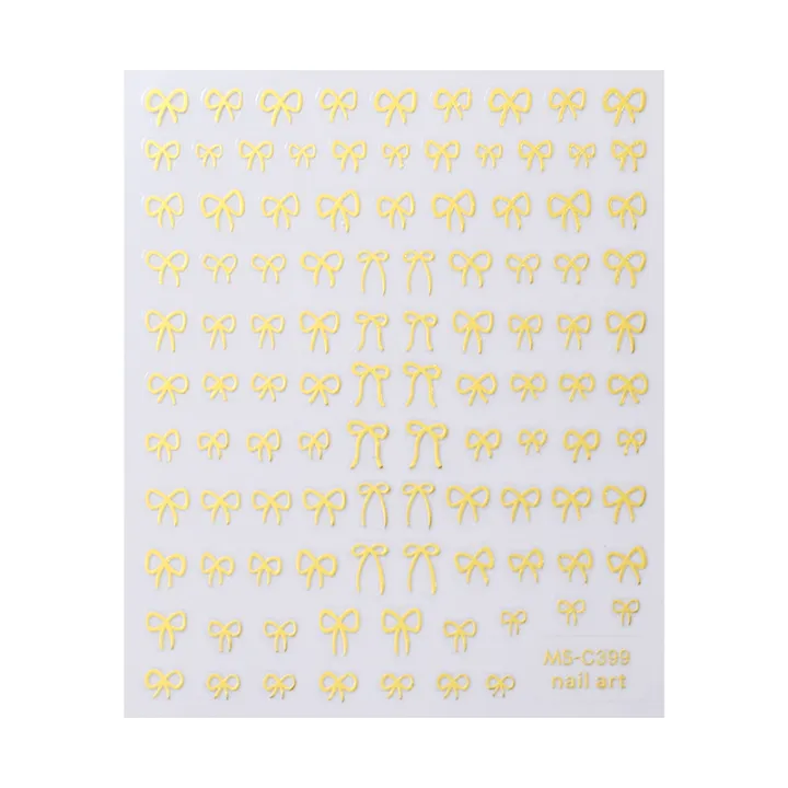 Shining%20White%20Ribbon%20Bow%20Nail%20Stickers%203d%20Nail%20Art%20Design%20Decoration%20Decals%20Ribbon%20Bow%20Diy%20Manicure%20Stickers%20-%20Image%209