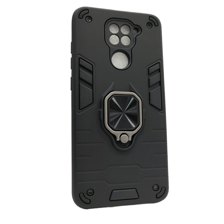Mi Redmi Note 9 (Back Fingerprint) Defender / Armour With Stand Case  Cover